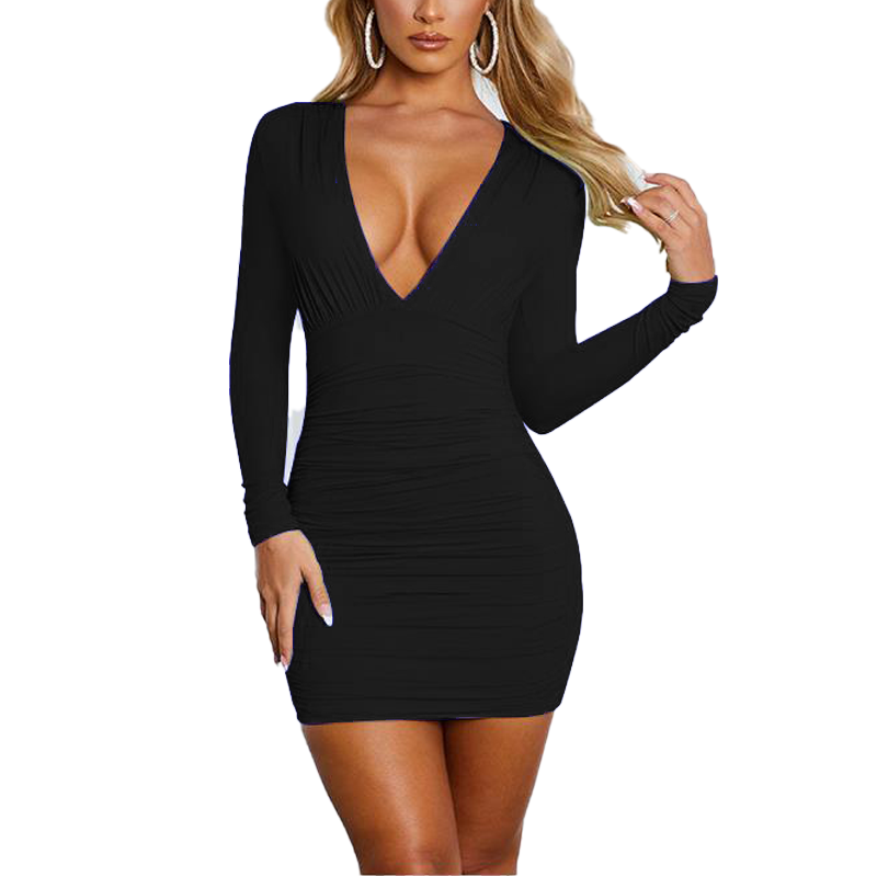 solid ruched long sleeve split midi dress solid ruched long sleeve split midi dress Ruched Long Sleeve Midi Dress