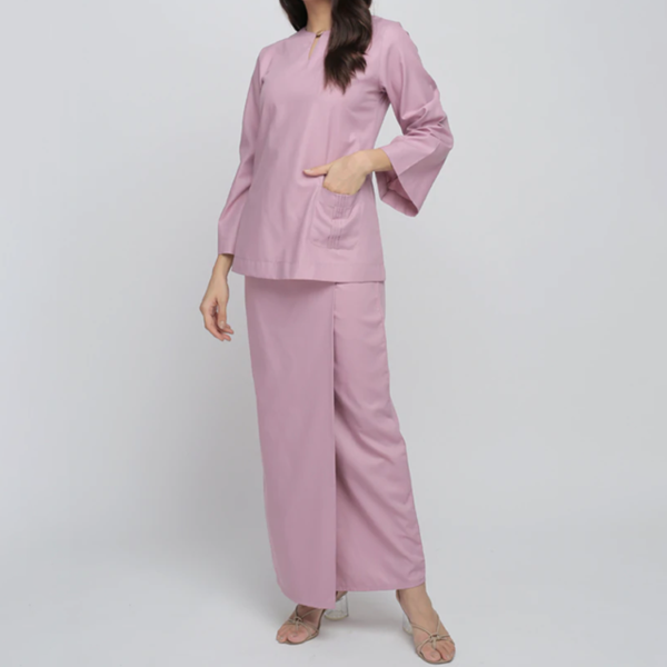 baju kurung-pink