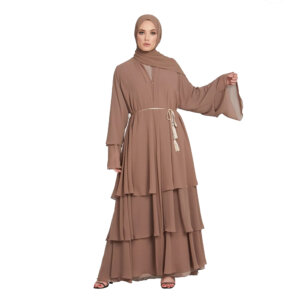 muslim open abaya