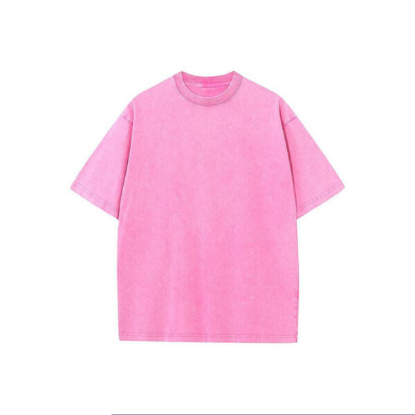 Vintage Washed oversize T Shirt-pink